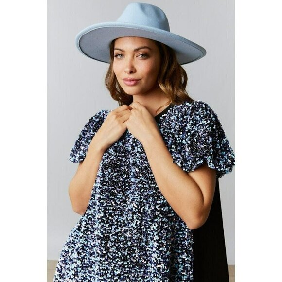 All That Glitters Sequin Shirt Dress in Black - Picture 10 of 10